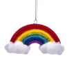 Plastic Rainbow ornament 4"